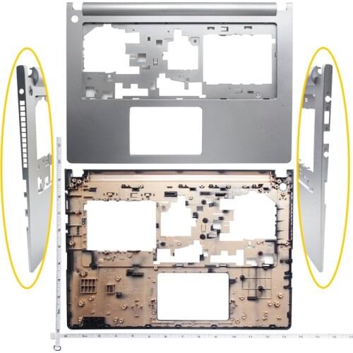 NEW FOR Lenovo FOR Ideapad S400 S405 S410 S415 C Shell Keyboard Bezel Palmrest Cover Without Touchpad &Bottom Case silver