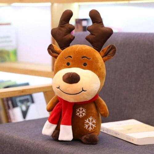 Christmas Plush Dolls Home Decorations Toys Santa Claus Elk Doll Christmas tree Q6PD