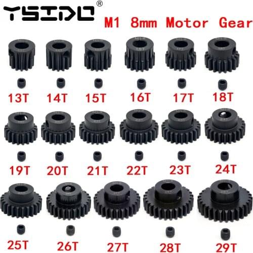 M1 8mm Pinion Motor Gear 13T 14T 15T 16T-20T 20T-25T 26T-30T 31T-49T for 1/5 1/7 1/8 ARRMA 4WD Outcast 8S EXBRC X-MAXX RC Car