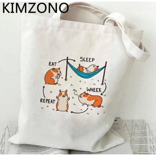 Hamster shopping bag eco bolsas de tela tote recycle bag bolsa shopper bag bolsas ecologicas fabric net sac cabas sacolas