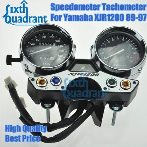 Motorcycle Instrument Speedometer Tachometer Odometer Cluster Assembly For YAMAHA XJR1200 1989-1997 xjr 1200 93 94 95 96 97 98