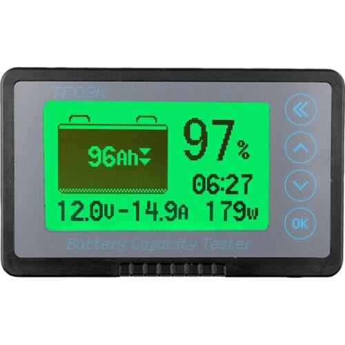 TF03K Coulomb Meter with Shell Electric Vehicle RV Battery Battery Electricity Meter Display DC Digital Display