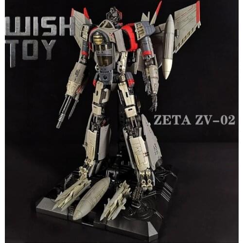 ZETA Transformation MasterPiece Thunder Warrior Blitzwing ZV02 ZV-02 MPM Ratio Airplane G1 Anime Action Figure Robot Toys
