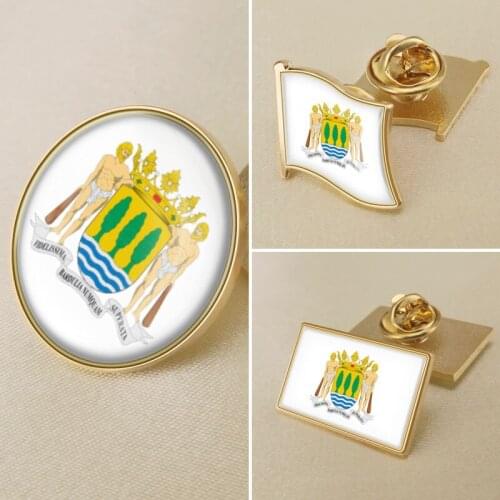Coat of Arms of Gipuzkoa Province of Spain Flag Lapel Pins/Broochs/Badges