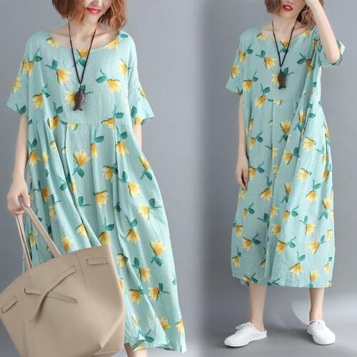2020 New Arrive Summer Maternity Dress Woman Cute Floral Print Large Size Dresses Pregnant Woman Clothing MD-02302
