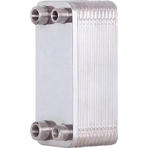 38 Plates Brazed Plate Heat Exchanger Beer Wort Chiller Cooler Home Brewing Beer Brazed Plate Type Water Heater Sus304