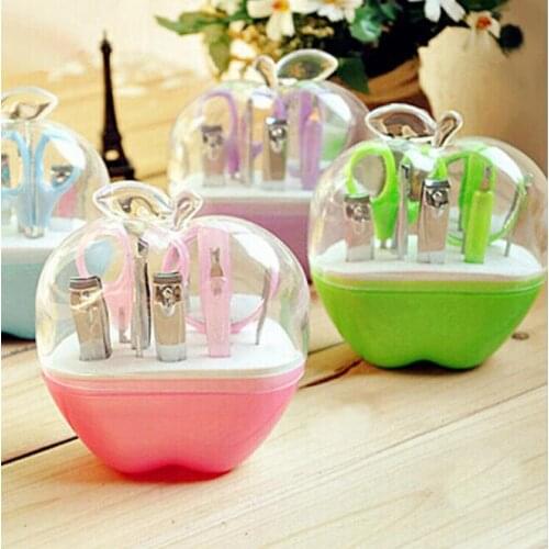 40Set/Lot 9Pcs/Set Manicure Set Multi Stainless Steel Nail Clippers Makeup Kit Exfoliating Polishing Tools Nail Tools HA2162