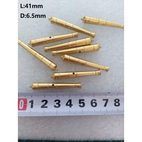 41mm Brass canoon Ship model building accessories 5pcs/set wholesale