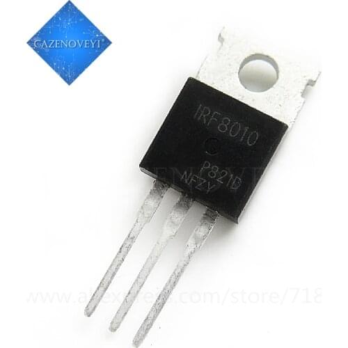 5pcs/lot IRF8010PBF IRF8010 100V 80A TO-220 In Stock