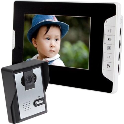 7 inch video door phone intercom system Night camera video doorbell doorphone