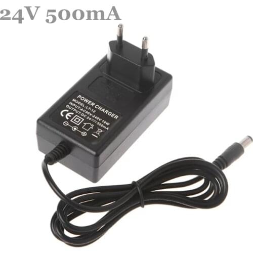 EU standard 24v power adapter lead acid scooter battery charger electric E-scooter charger DC27.6v 500mA 5.5*2.1mm DC Output