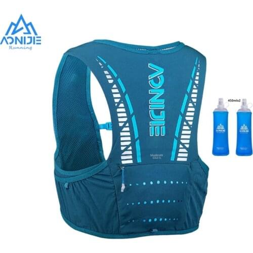 AONIJIE Ultralight Running Vest Outdoor Hydration Pack 5L Backpack Portable For Camping Hiking Trail Marathon Jogging C933S