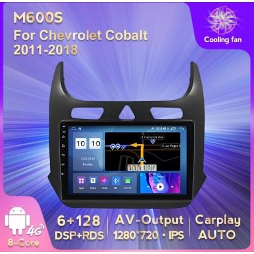 IPS HD 1280*720 Android 11 Car GPS Navigation DVD Multimedia Player for Chevrolet Cobalt 2 2011-2018 Stereo Player Carplay AUTO