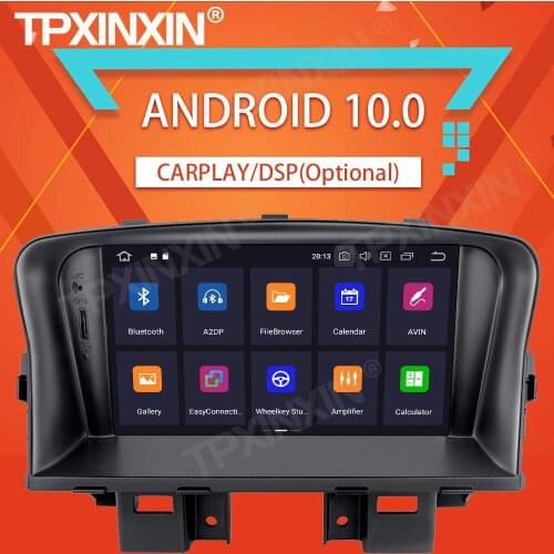 4+64G For Chevrolet Cruze 2009-2012 Android10.0 Car stereo Tape Recorder Multimedia video player GPS Navigation HeadUnit