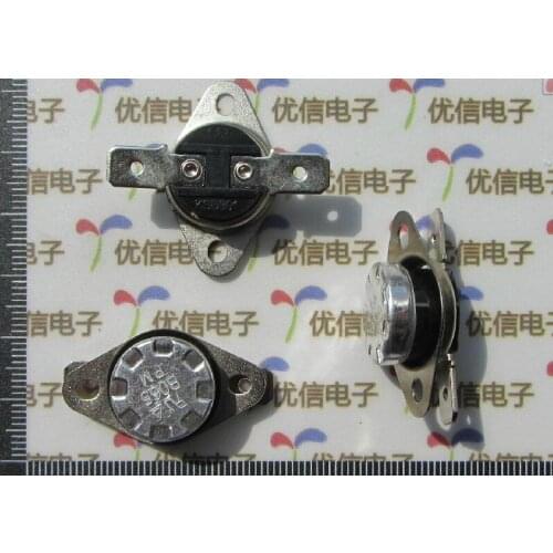 Free shipping 20pcs/lot KSD temperature controller / thermal protector 85C 250V/10A normal close