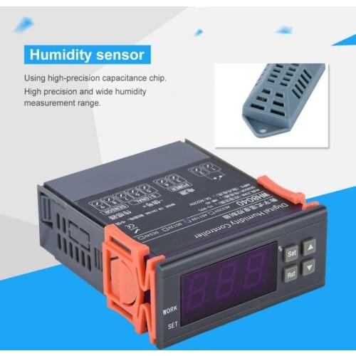 10pcs Digital Air Humidity Control weather station WH8040 Measuring Range 1%~99% Temperature with control