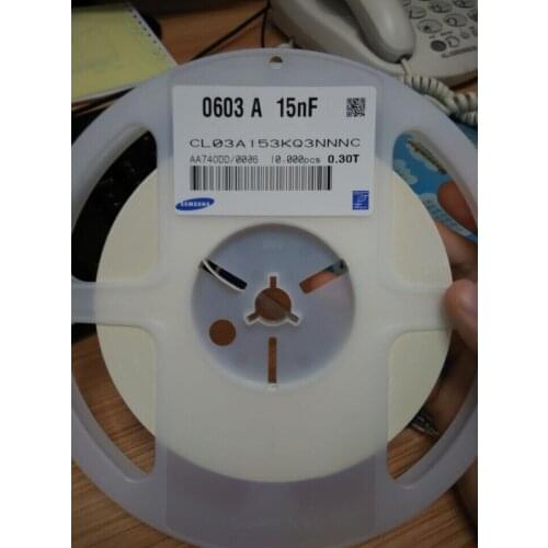 CL03A153KQ3NNNC 0201 15nF(153) ±10% 6.3V CL03A223KQ3NNNC 0201 22nF(223) ±10% 6.3V CL03A223KP3NNNC 0201 22nF(223) ±10% 10VMLCC