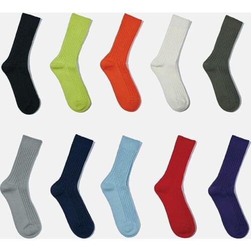 Color Socks Boys and Girls Street Fashion Skateboard Trend Socks Thick Thread Textile Cotton Hip Hop Personality