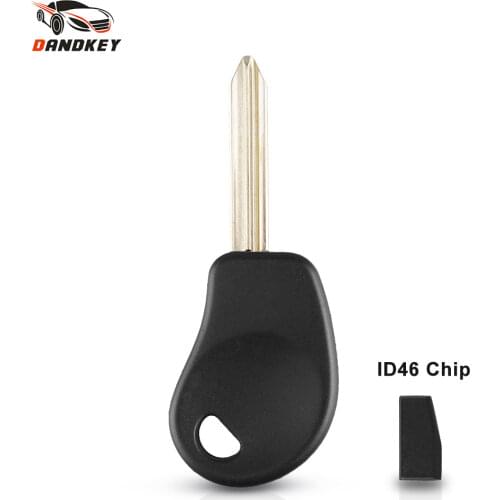 Dandkey Transponder ID46 Chip Car Key Shell Case For Citroen C5 C6 Picasso Saxo Jumpy Despatch SX9 Blade Blank Key Cover