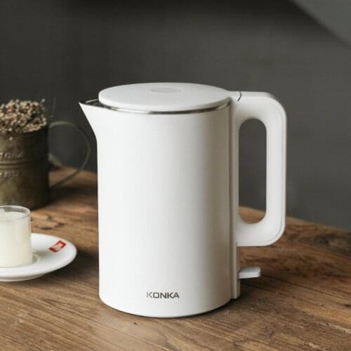 Electric Kettle 1.8L, Stainless Steel Interior Double Wall ,Make Tea Coffee , Auto Shut-Off & Boil-Dry Protection ,GIFT
