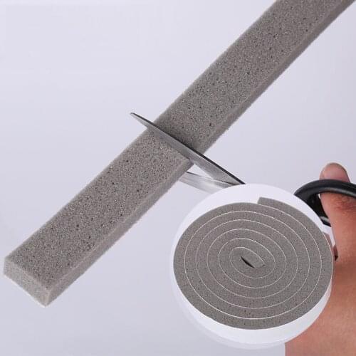2M Sponge Foam Seal Strip Tape Adhesive Anti Collision Soundproof Weather Stripping for Doors Windows Furniture Protection