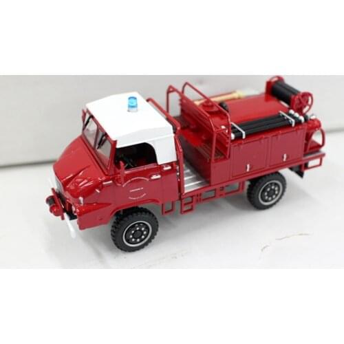 1/43 Simulation Alloy Car Touch SIMCA UNIC Fire Truck Firetruck Classic Collection Ornaments Christmas Gifts Toys for Boys