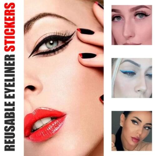 Monochrome Eyeliner Stickers Natural Eye Shadow Stickers Fashionable And Charming Smoky Makeup Without Smudging