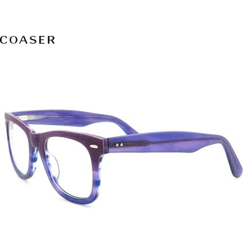Tren Vintage Acetate Glasses Frame Men Prescription Optical Women Eyeglasses multicolor Eyewear Great Spectacles