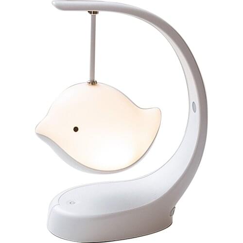 USB Rechargeable Table Light Wireless BT Speaker Color Changing Desk Light Support Stepless Dimming for Bedside Study