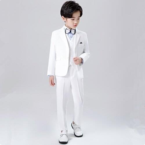 Custom Made Boy Flower Boys Formal Wedding Party Suits Kids Groom Tuxedos Children Suits Custom made Boys Suit