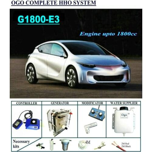 OGO Complete HHO system G1800-E3 Smart PWM MAP/MAF UPTO 1800CC