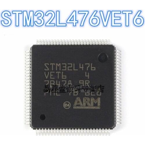 1PCS 100% new original authentic STM32L476VET6 QFP-100 32L476VET6 QFP100 32-bit microcontroller chip