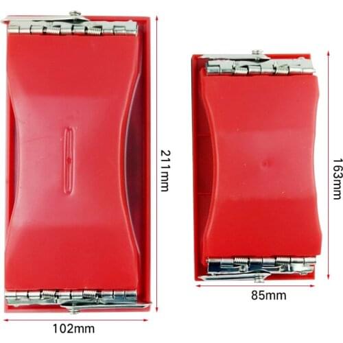 Plastic Sandpaper Holder sponge cloth shelf iron plate Frame Abrasive Block Hand-held Flat Grinding polishing woodworking tool