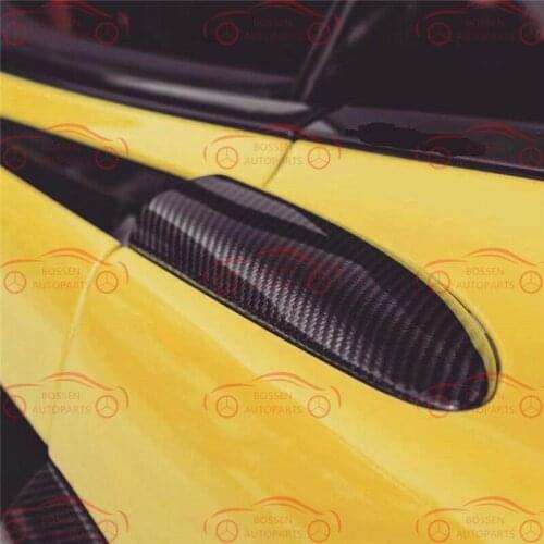 Apply to McLaren 600lt dry carbon fiber front lip side skirt rear bumper air vent body kit auto parts