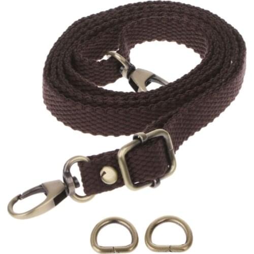 94PF Adjustable Canvas Travel Shoulder Strap Bag Handle Crossbody Handbag Replacement