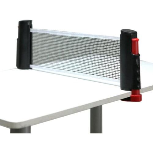 Anti-Slip Table Tennis Net Portable Stand Firm Clamp Hand-Pull Ping Pong Net Rack Sport Supplies Gym Gyms Exercise Equipment