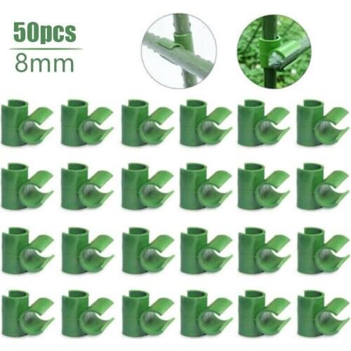50pcs Sun Screen Rod Connector Gardens Bamboo Cane Flexi Balls Fruit Cage Netting Connectors For Orchards Gardens