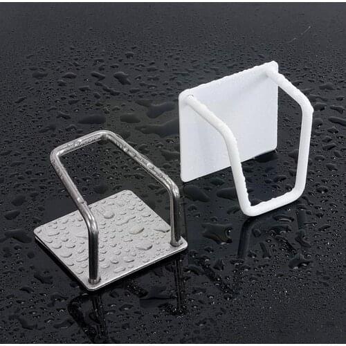 Adhesive Type Steel Sponge Rack Kitchen 304 Steel Wire Sink Free Punching Ball Rack Rack Paste Drain T2A3