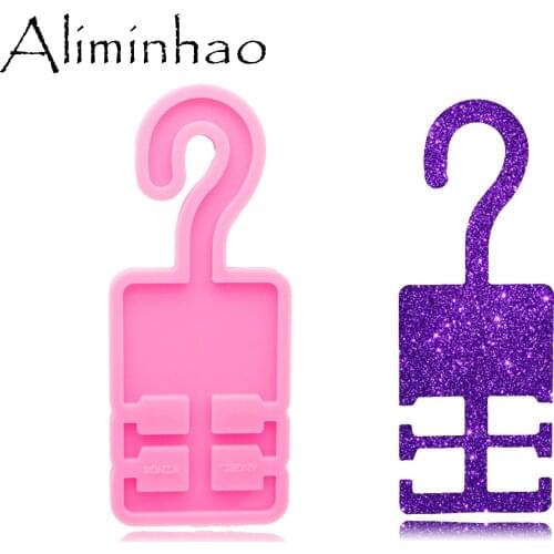 DY0790 Super Glossy DIY Car Hanger Silicone hook up Mold Epoxy Mold , Silicone Mold For Epoxy Resin Making