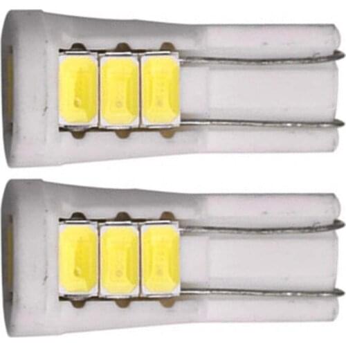 10pcs T10 LED Car signal Light 8SMD 5730 Marker Lamp W5W WY5W 192 501 Tail Side Bulb Wedge Parking Dome Light for Auto Styling