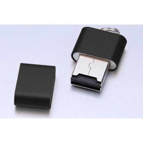 Ultra-thin Mini Aluminium Alloy 480 Mbps USB 2.0 T Flash TF Micro SD Memory Card Reader Adapter TF Card Reader