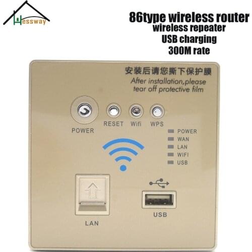 300M pregnant model Walls Embedded Wireless AP Router Wireless WIFI USB Charging Socket Panel