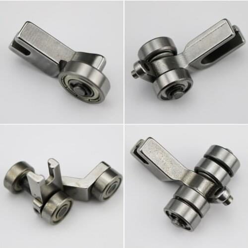 Wheel wheel machine parts template template presser foot wheel presser foot 4 round steel pitting beak presser foot