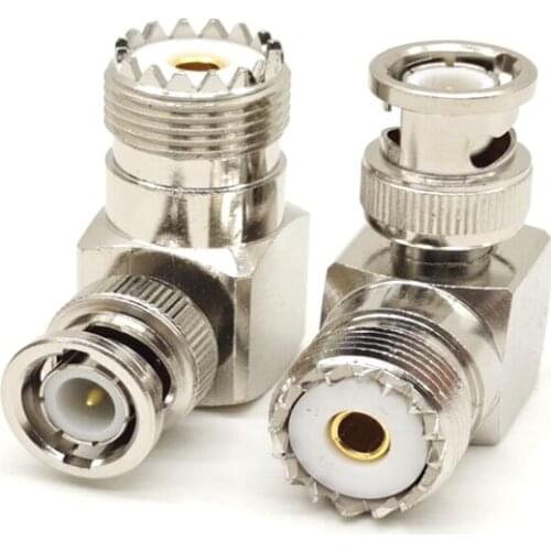 1PCS BNC Male to SO239 UHF Female RF Connector Adapter Test Converter