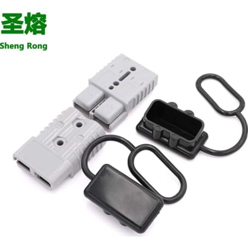 10pcs 6-8 Gauge 50A Battery Quick Connector, Jumper Cable Plug Connector Kit for Recovery Winch, Powerpole, Towing Systems