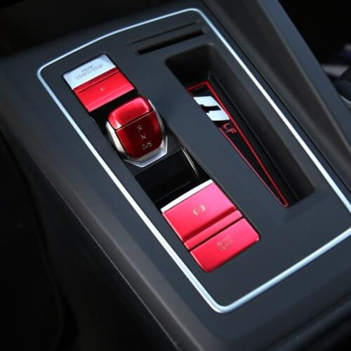 8 pcs For Volkswagen VW Golf 8 MK8 2020-2021 Car Central Handbrake Auto Hold Button P Switch Gear Head R N D Decorate Cover Trim