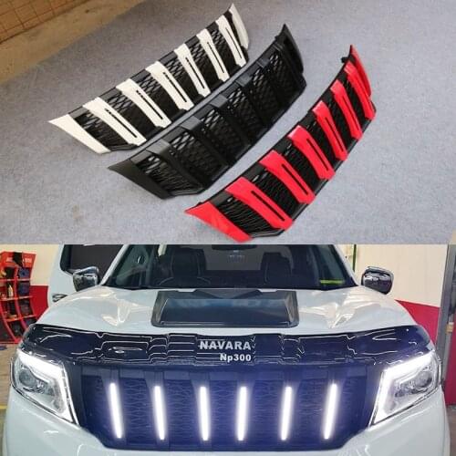 Car Grille Accessories Fit For Nissan Navara NP300 Pick Up 2015 2016 2017 2018 2019 2020 Front Grille