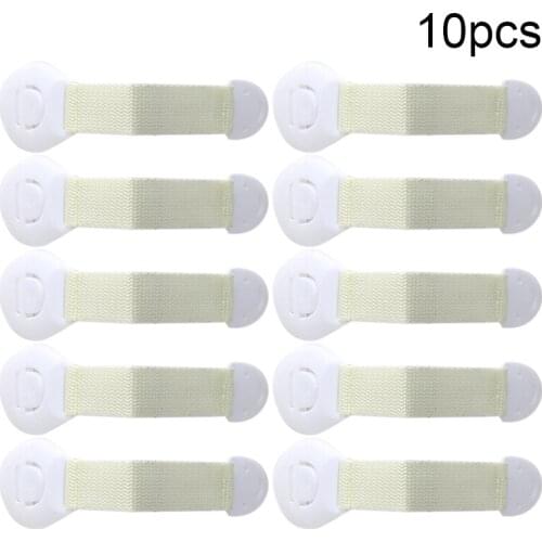 1pc/10Pcs Cabinet Safety Lock for Baby Furniture Door Drawer Lock Refrigerator Safety Locks Child Proof Infant Protector