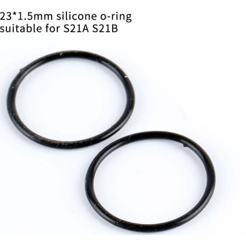 23*1.5mm black silicone O-ring for S21A S21B