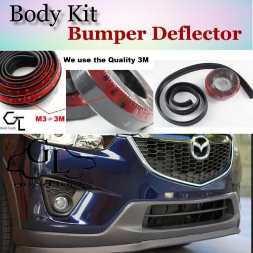 Bumper Lip Deflector Lips For Mazda 323 Familia Allegro Areis Protege Etude Front Spoiler Skirt Scratch Proof Adhesive Body Kit